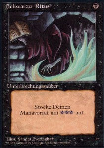 Dark Ritual - Foreign Black Bordered (Common) [DTL-7]