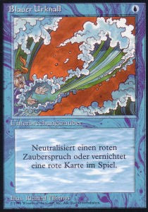 Blue Elemental Blast - Foreign Black Bordered (Common) [DTL-49]