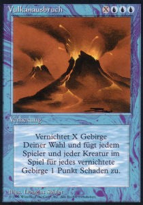 Volcanic Eruption - Foreign Black Bordered (Rare) [DTL-89]