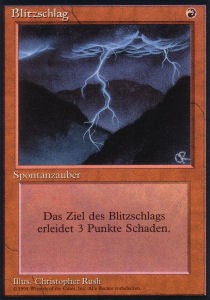 Lightning Bolt - Foreign Black Bordered (Common) [DTL-161]