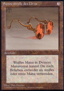 Sunglasses of Urza - Foreign Black Bordered (Rare) [DTL-276]
