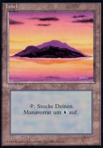 Island (V.1) - Foreign Black Bordered (Land) [DTL-287]