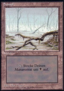 Swamp (V.1) - Foreign Black Bordered (Land) [DTL-299]