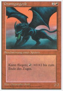 Granite Gargoyle - Foreign White Bordered (Rare)