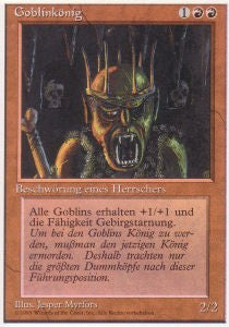 Goblin King - Foreign White Bordered (Rare)