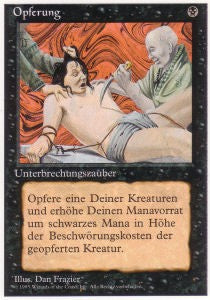 Sacrifice - Foreign White Bordered (Uncommon)