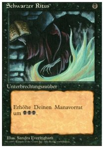 Dark Ritual - Foreign White Bordered (Common)
