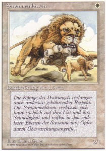 Savannah Lions - Foreign White Bordered (Rare)
