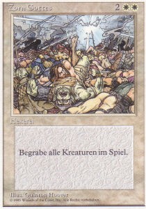 Wrath of God - Foreign White Bordered (Rare)