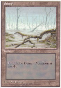 Swamp (V.1) - Foreign White Bordered (Land)