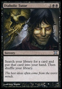 Diabolic Tutor - Tenth Edition (Uncommon) [10E-135]