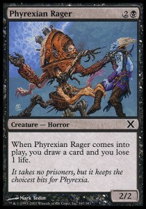 Phyrexian Rager - Tenth Edition (Common) [10E-167]