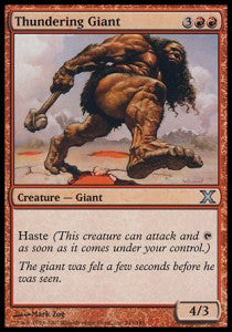 Thundering Giant - Tenth Edition (Uncommon) [10E-243]