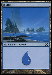 Island (V.2) - Tenth Edition (Land) [10E-369]