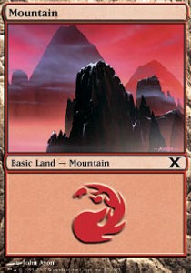 Mountain (V.1) - Tenth Edition (Land) [10E-376]