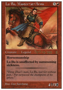 Lu Bu, Master-at-Arms (V.1) - Prerelease Promos (Rare) [GDC-6]