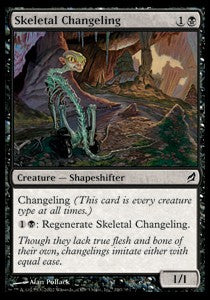 Skeletal Changeling - Lorwyn (Common) [LRW-140]