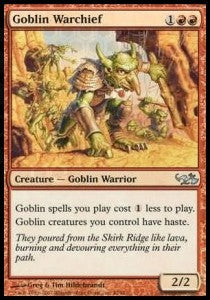 Goblin Warchief - Duel Decks: Elves vs. Goblins (Uncommon) [EVG-42]