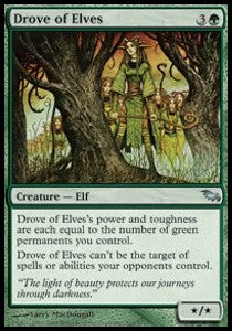 Drove of Elves - Shadowmoor (Uncommon) [SHM-112]