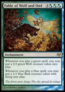 Fable of Wolf and Owl - Eventide (Rare) [EVE-150]