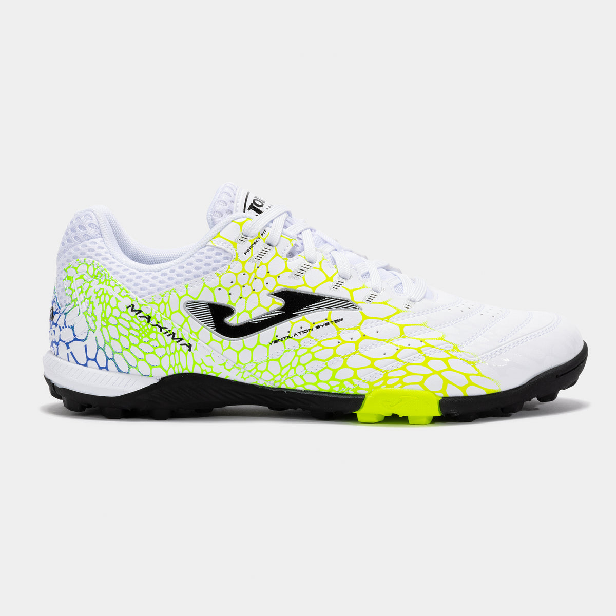 JOMA MAXIMA BIANCO GIALLO CALCETTO TURF
