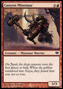 Canyon Minotaur - Conflux (Common) [CONF-60]