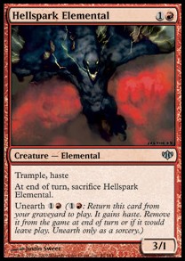 Hellspark Elemental - Conflux (Uncommon) [CONF-65]