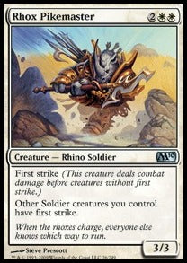 Rhox Pikemaster - Magic 2010 (Uncommon) [M10-26]