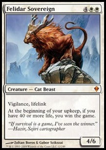 Felidar Sovereign - Zendikar (Mythic) [ZEN-12]