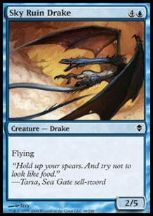 Sky Ruin Drake - Zendikar (Common) [ZEN-66]