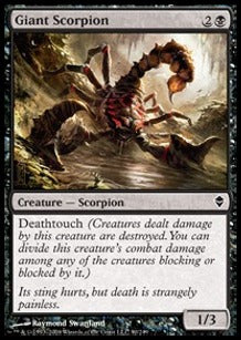 Giant Scorpion - Zendikar (Common) [ZEN-90]