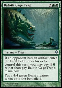 Baloth Cage Trap - Zendikar (Uncommon) [ZEN-156]