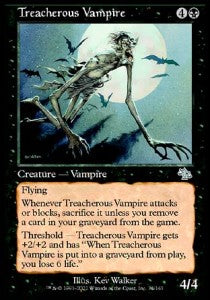 Treacherous Vampire - Judgment (Uncommon) [JUD-75]