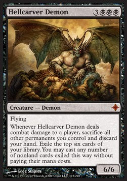 Hellcarver Demon - Rise of the Eldrazi (Mythic) [ROE-113]