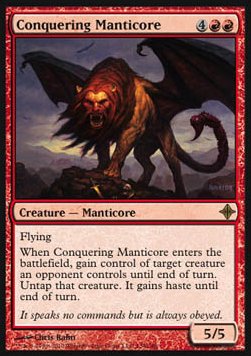 Conquering Manticore - Rise of the Eldrazi (Rare) [ROE-139]