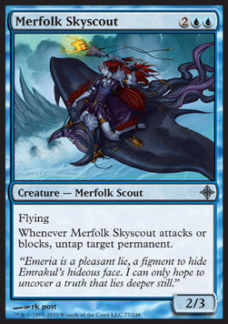 Merfolk Skyscout - Rise of the Eldrazi (Uncommon) [ROE-77]