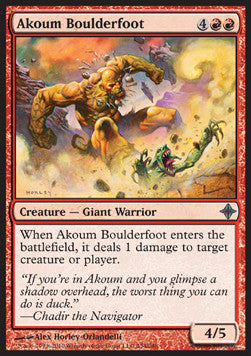 Akoum Boulderfoot - Rise of the Eldrazi (Uncommon) [ROE-134]