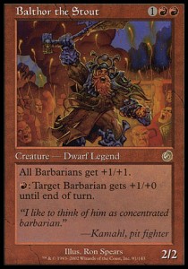 Balthor the Stout - Torment (Rare) [TOR-91]