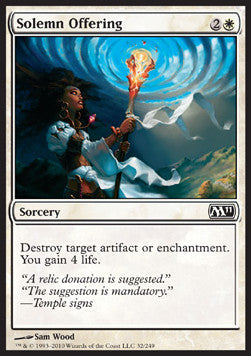 Solemn Offering - Magic 2011 (Common) [M11-32]