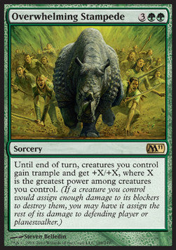 Overwhelming Stampede - Magic 2011 (Rare) [M11-189]