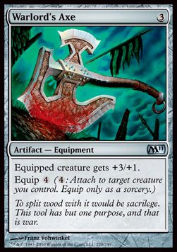 Warlord's Axe - Magic 2011 (Uncommon) [M11-220]