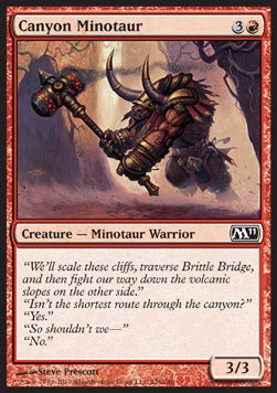 Canyon Minotaur - Magic 2011 (Common) [M11-126]