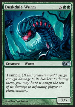 Duskdale Wurm - Magic 2011 (Uncommon) [M11-170]