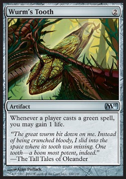 Wurm's Tooth - Magic 2011 (Uncommon) [M11-222]