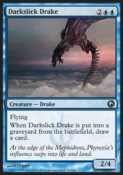 Darkslick Drake - Scars of Mirrodin (Uncommon) [SOM-30]