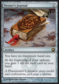 Venser's Journal - Scars of Mirrodin (Rare) [SOM-220]