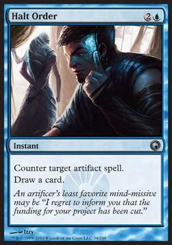 Halt Order - Scars of Mirrodin (Uncommon) [SOM-34]