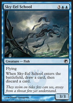 Sky-Eel School - Scars of Mirrodin (Common) [SOM-44]