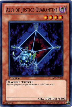 Ally of Justice Quarantine - Hidden Arsenal 3 (Super Rare) [HA03-051]