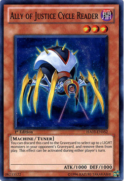 Ally of Justice Cycle Reader - Hidden Arsenal 3 (Super Rare) [HA03-052]